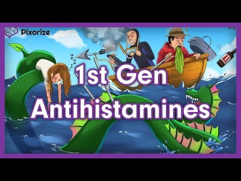 First-gen Antihistamines Mnemonic for USMLE