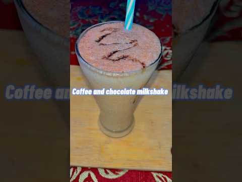 Chocolate Coffee Milkshake ☕🍫 | Café-Style Drink at Home! #shorts