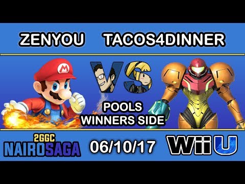 2GGC: Nairo Saga - eM | Zenyou (Mario) Vs. Tacos4Dinner (Samus) - Pools Winners Side