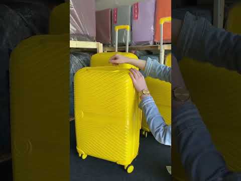 Миниатюра изображения товара Чемодан на колесах EUROBAGS PP-N18 (S, желтый)