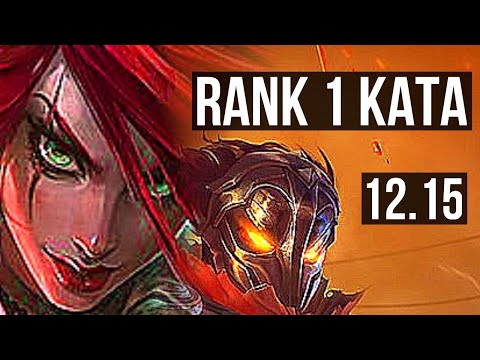 KATARINA vs VIKTOR (MID) | Rank 1 Kata, Rank 4, 12/1/5, 1.5M mastery | NA Challenger | 12.15