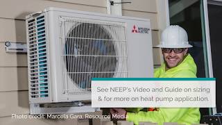 Sizing & Selecting Air Source Heat Pumps in Cold Climates