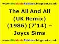 All and All (UK Remix) - Joyce Sims | 80s Dance Music | 80s Club Music | 80s Club Mixes | 80s Pop