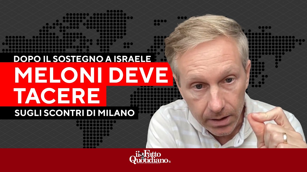 Orsini: "Ecco perché Meloni non ha l’autorità morale per condannare le violenze di Milano"