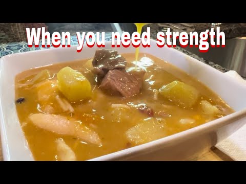 How to make the ultimate Beef soup recipe. Jamaican style Kenny good vibes TV.