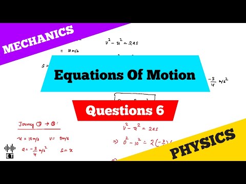 Uniform Motion In A Straight Line Basic Concepts Mechanics