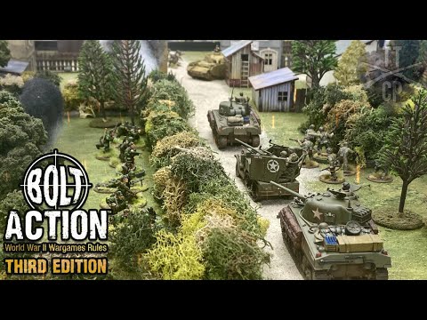 Tabletop Command Post: Bolt Action Battle Report- Hedgerow Hell!