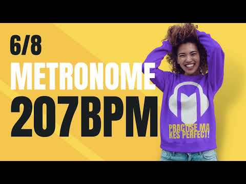 👉 6/8 METRONOME 207 BPM