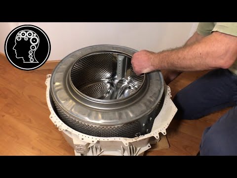 How to replace bearings on a washing machine