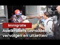 Asielkrakers We Are Here onmiddellijk vervolgen en uitzetten!