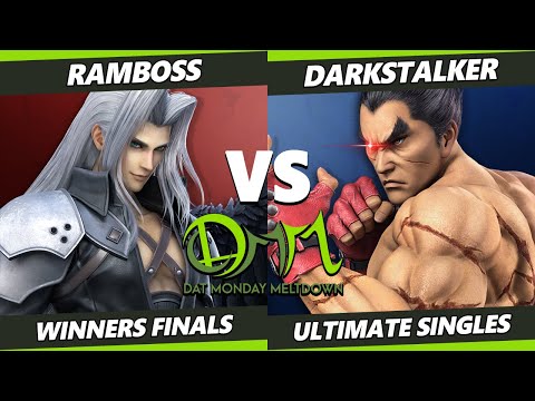 DAT Monday Meltdown 219 Winners Finals - RAMBOSS (Sephiroth) Vs. DarkStalker (Kazuya, Terry) SSBU