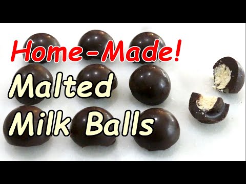 Homemade Malt Balls | Copycat Whoppers/Maltesers/Candy Store Chocolate Malt Balls