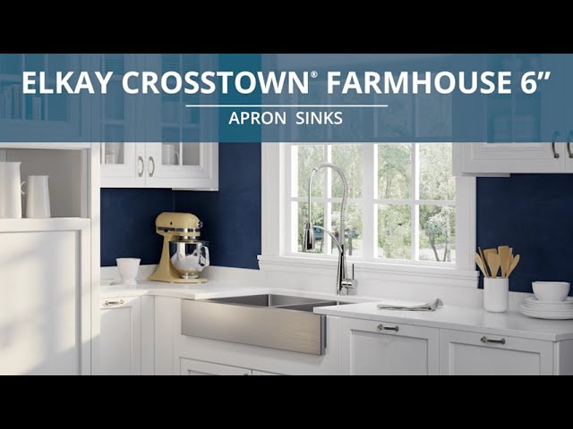 Elkay SS 35.8 x 20.2 x 9 Single Farmhouse Sink | Elkay Elkay SS 35.8 x 20.2 x 9 Single Farmhouse Sink | Elkay