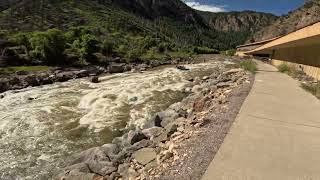 Download the video "Sights and Sounds Biking the Glennwood  Canyon Recreational Path, Glennwood, CO"