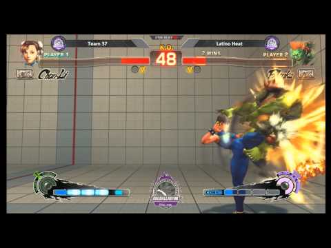 EGL 10K 2015 USF4 3v3 Teams -- Cast Blanka/Chuvy vs Brandon Chun