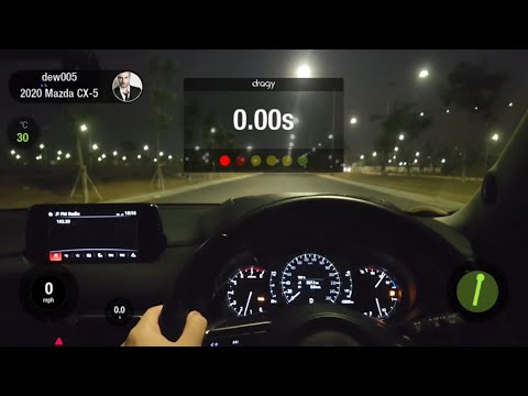 Thumbnail for 2020 Mazda CX-5 Skyactiv 2.5L tuned 0-60, 201m acceleration #dragy #shorts by Mazda