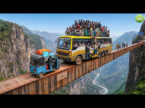 Impossible Places | World’s Most Dangerous Roads and Bridges That Feel Like a Nightmare | 4K Travel