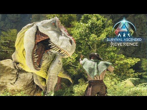 Taming A High Level Rex With A Slingshot?! - Ark Reverence [E2]