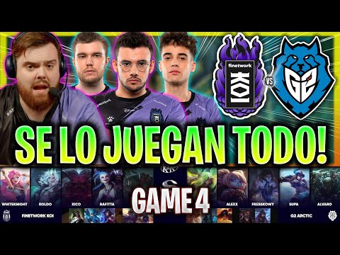 KOI SE LO JUEGA TODO! - G2AR vs KOI GAME 4 PLAYOFFS SUPERLIGA LVP ESPAÑOL PARTIDA COMPLETA