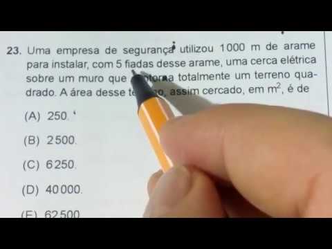 1 QUESTÃO DE CONCURSO MATEMÁTICA BÁSICA RESOLVIDA - SP (parte 1 - Questão 23)