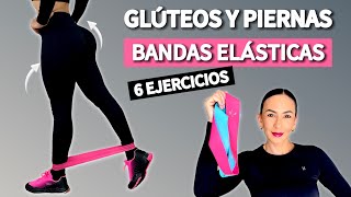 Ejercicios para levantar GLÚTEO CAÍDO y endurecer PIERNAS con BANDAS ELÁSTICAS, LIGAS DE RESISTENCIA