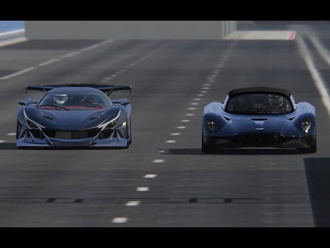 Aston Martin Valhalla vs Apollo Intensa Emozione - Drag Race 20 KM