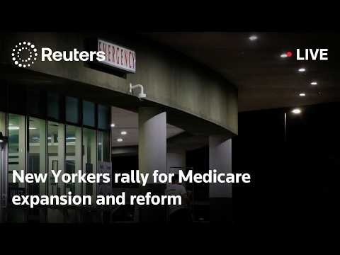Video Thumbnail: LIVE: New Yorkers rally for Medicare expansion and reform
