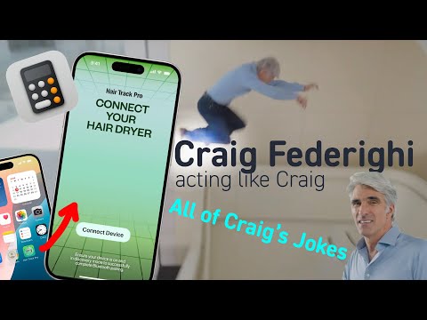 1 min of Craig Federighi being Craig (WWDC 2024)