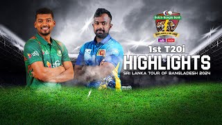 Bangladesh vs Sri Lanka Highlights  1st T20i  Sri 
