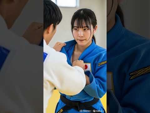 柔道 男子vs女子、真剣な戦い #柔術 #寝技 #抑え込み #練習