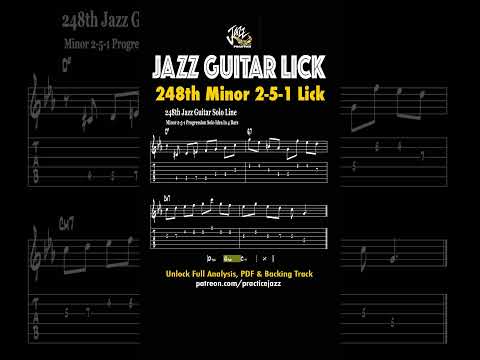m7b5 Chords Sound UGLY? Try This ONE NOTE Change! | Jazz Guitar Licks 1000 #248