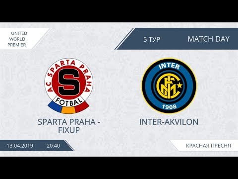 AFL19. United World Premier. Day 5. Sparta Praha-FIXUP - Inter-Akvilon