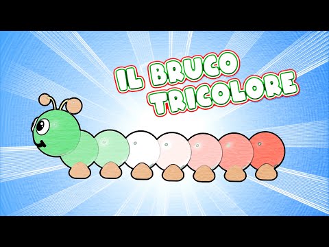 il Bruco Tricolore di @SofiaDelBaldo  - canzoni per bambini
