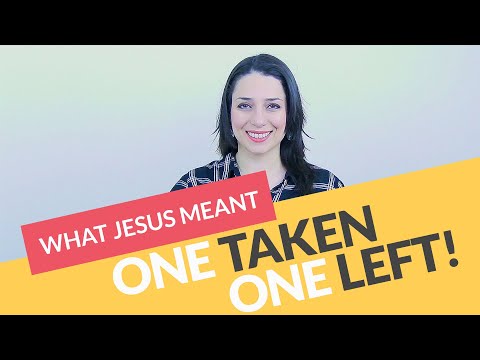 TWO men will be in the FIELD: one will be TAKEN and the other LEFT | WHAT JESUS MEANT