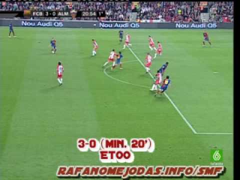todos los goles del fcb-almeria