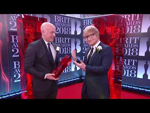 Ed Sheeran presents Steve Mac with the Producer of the Year Award | The BRIT Awards 2018