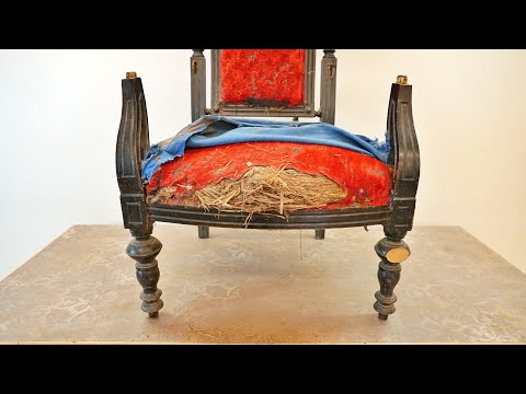 YouTube video about How to Revive Your Old Banner with Upholstery Techniques