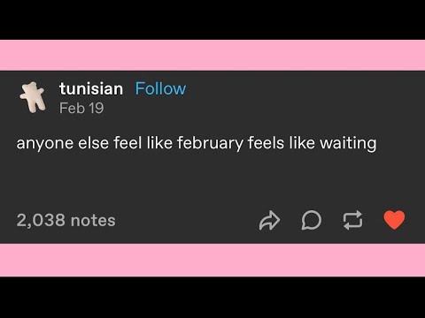 He Said January, Oops | Late Night Tumblr Posts