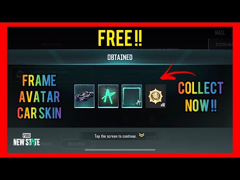 How To Get Free Frame and Avatar In PUBG NEW STATE  #pubgnewstate
