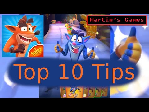 Top 10 Tips for Crash on the Run to Become a Master! (Crash Bandicoot iPhone Mobile Game)