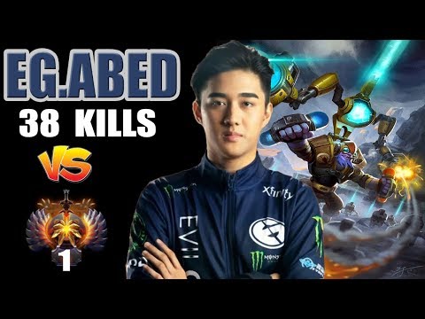 EG.ABED TINKER PERSPECTIVE VS RANK 1 SUPPORT & RANK 5 CORE - SUPER FAST HAND!!! - DOTA 2 DOTA 2