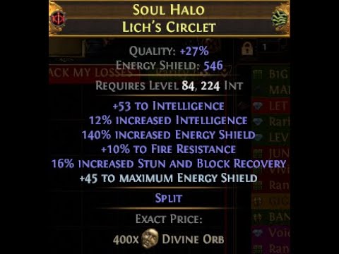 Path of Exile 3.27 : How to craft Double Influence Elevated Int Stack Helmets