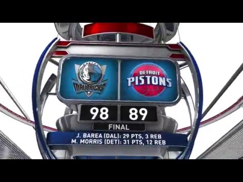 Dallas Mavericks vs Detroit Pistons - April 1, 2016