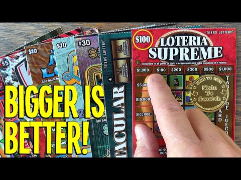 BIGGER IS BETTER! $100 "BIG RED" Lottery Ticket