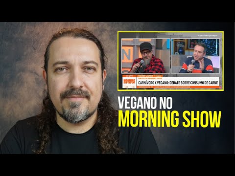 Vegano debate consumo de carne no programa Morning Show, da Jovem Pan