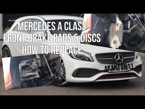 Mercedes A Class Front Brake Pads & Discs Replacement inc Wear Sensor