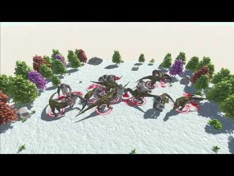 T-REX vs GORO THE GIANT! [ANIMAL REVOLT BATTLE SIMULATOR]