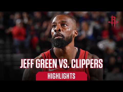 Jeff Green (19 points) Highlights vs. LA Clippers l Houston Rockets