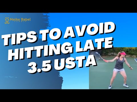 Stop Hitting Your Tennis Forehand Late With These 3 Tips - Stroke Analysis
