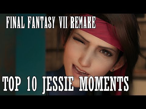 Top 10 Jessie Moments in Final Fantasy 7 REMAKE in 4K | HEAVY SPOILERS